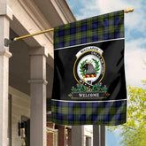 MacLaren Modern Tartan Crest Garden Flag - Welcome Style